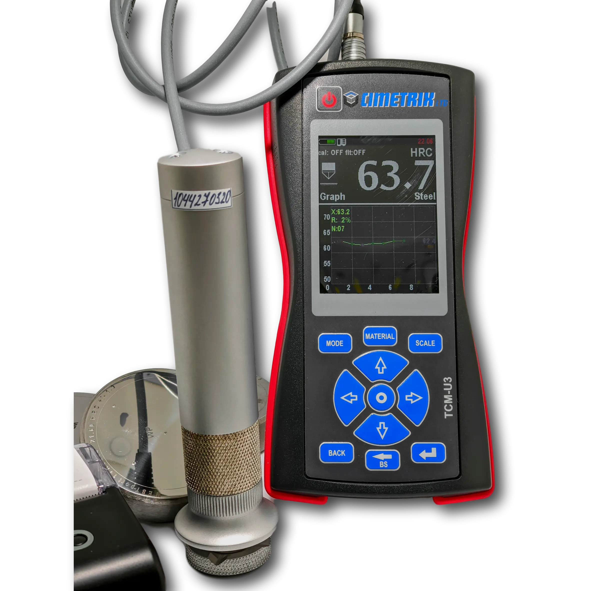 TCM-U3 Portable Ultrasonic Hardness Tester - CIMETRIX Ltd