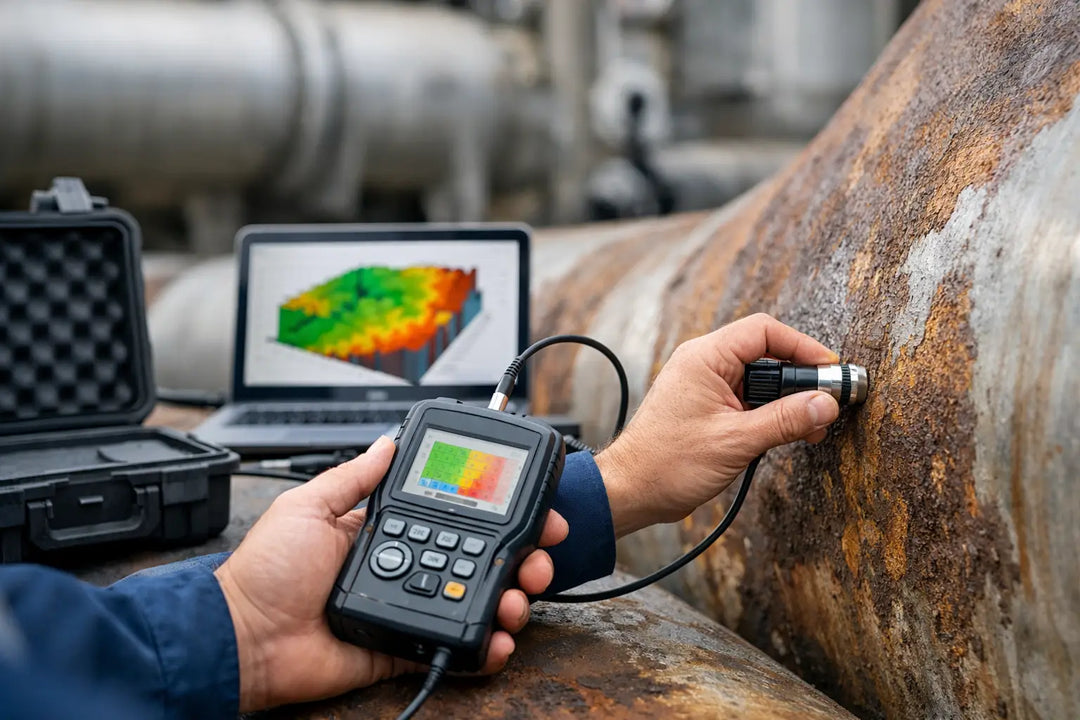 Thickness Gauge Corrosion Mapping Example