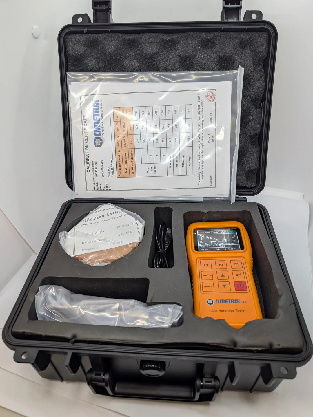 THX210 PLus Color Portable Hardness Tester Rockwell Brinell Vickers CIMETRIX CIMETRIX Ltd